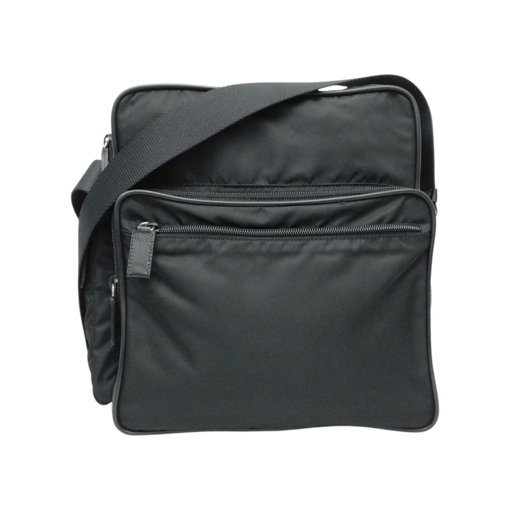 PRADA shoulder bag cross Body Belt Bum Crossbody leather black